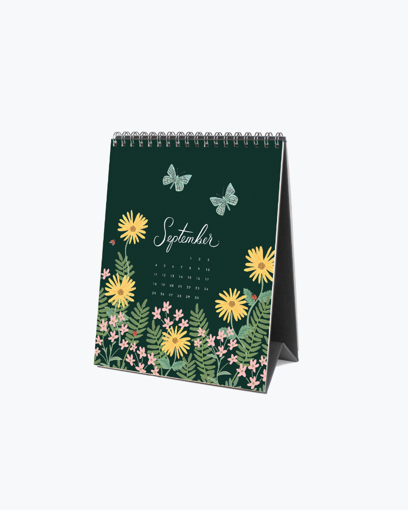 Desk Calendar 2022 - Wild Garden