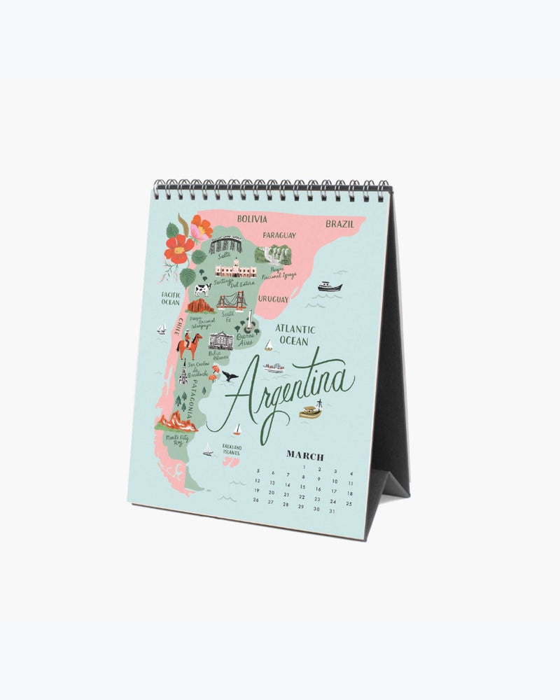 
                      
                        Desk Calendar 2023 - World Traveler
                      
                    