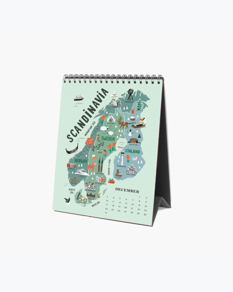 Desk Calendar 2023 - World Traveler