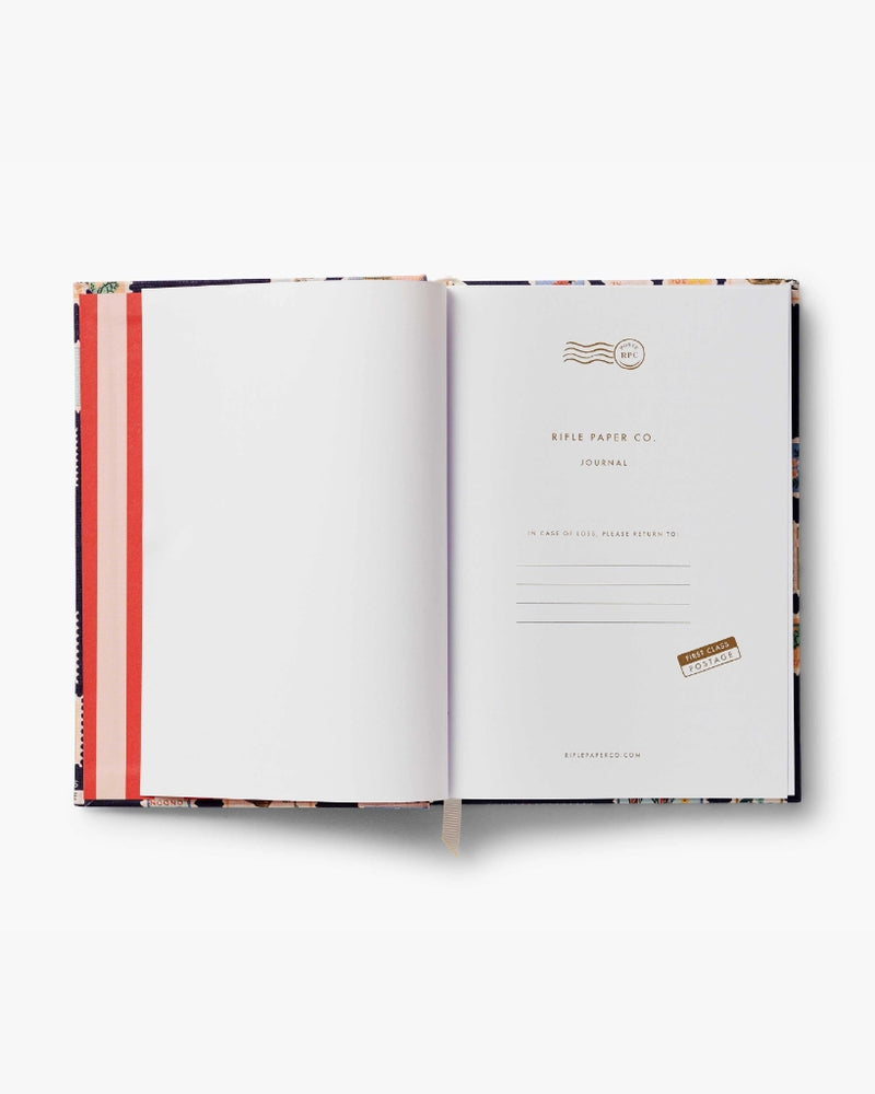 Fabric Notebook - Postage Stamps