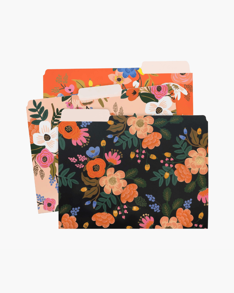File Folder Set - Lively Floral