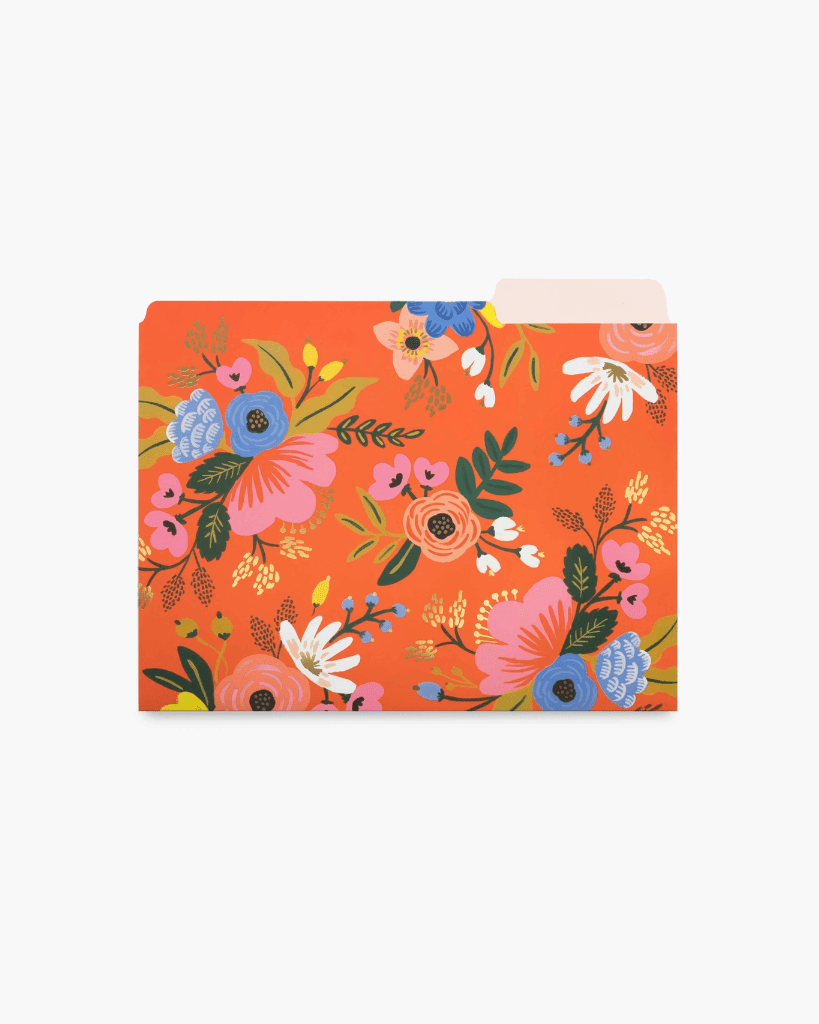 File Folder Set - Lively Floral