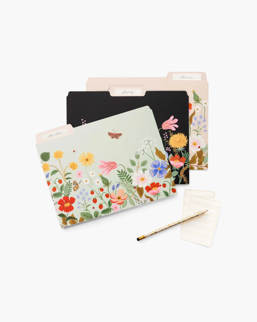 File Folder Set - Strawberry Fields [PRE ORDER]