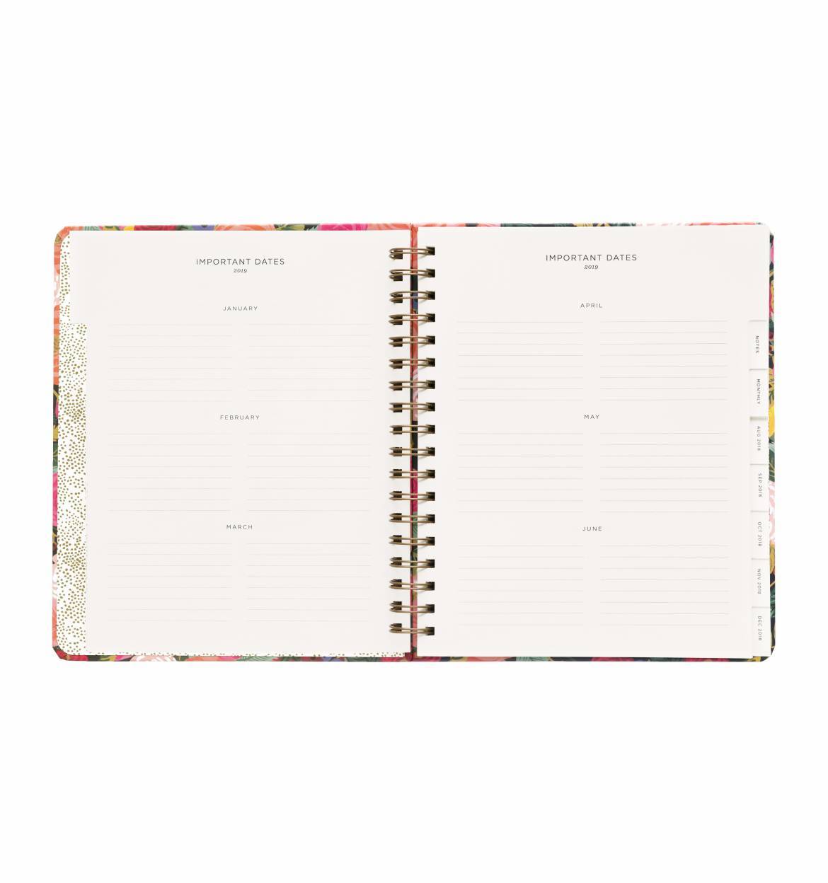 Everyday 17-Month Planner 2019 - Juliet Rose Spiral