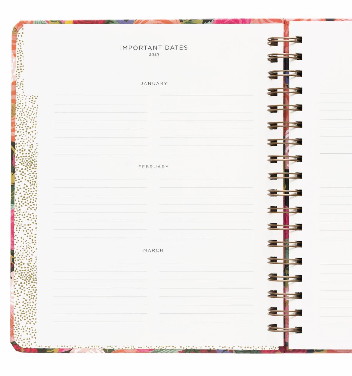 Everyday 17-Month Planner 2019 - Juliet Rose Spiral