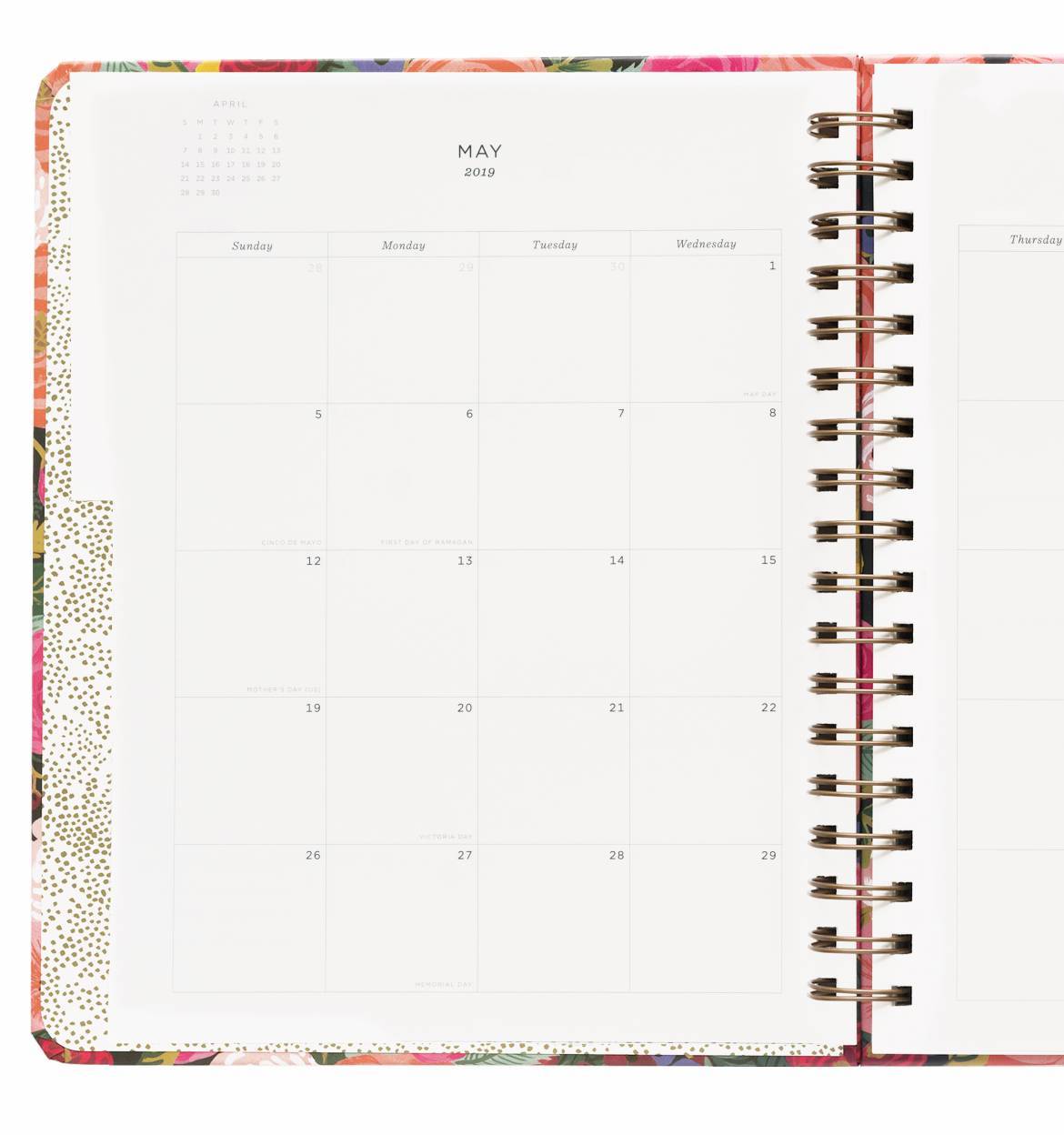 Everyday 17-Month Planner 2019 - Juliet Rose Spiral