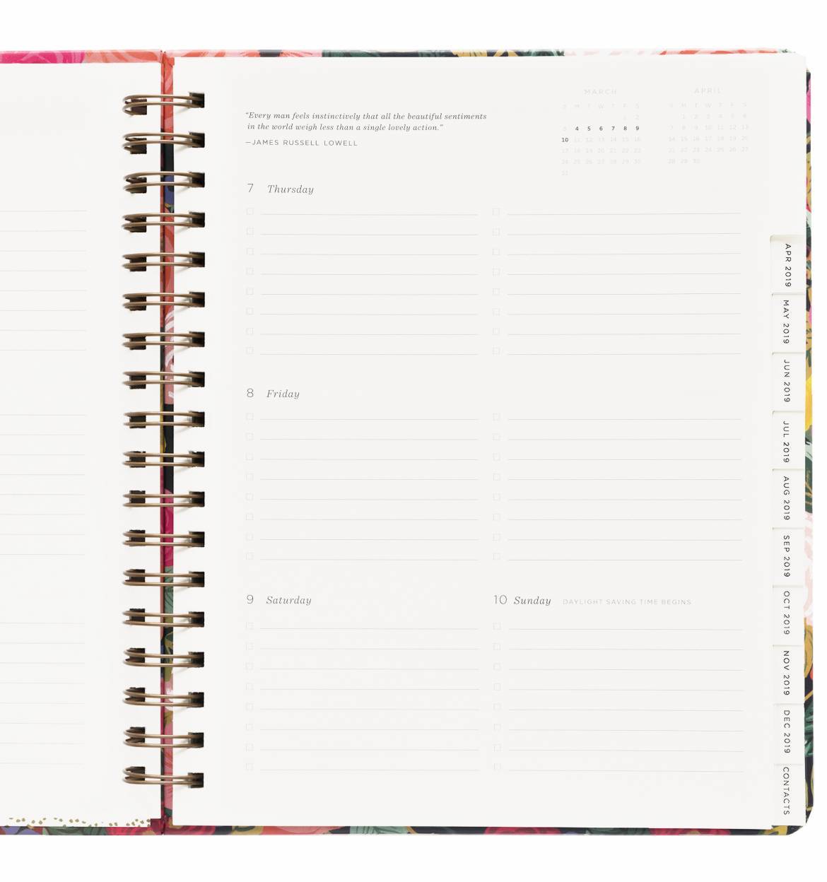 Everyday 17-Month Planner 2019 - Juliet Rose Spiral