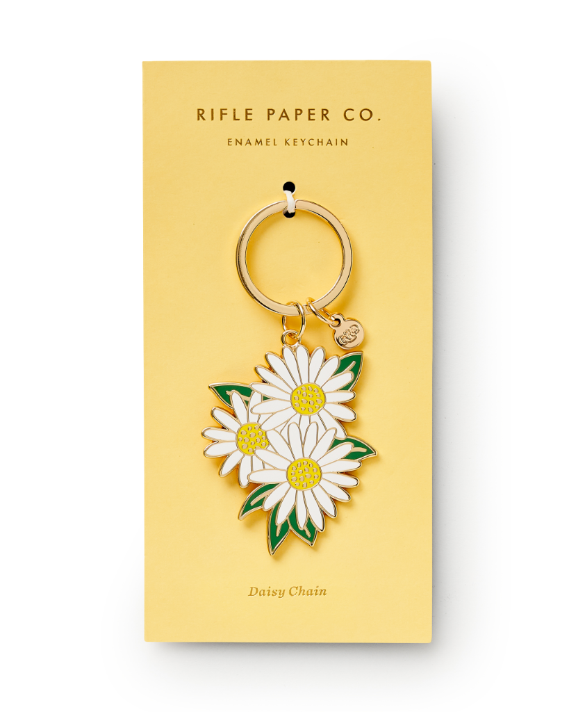 Enamel Keychain - Daisies