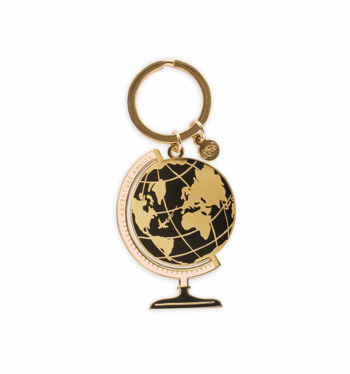 Enamel Keychain - Globe