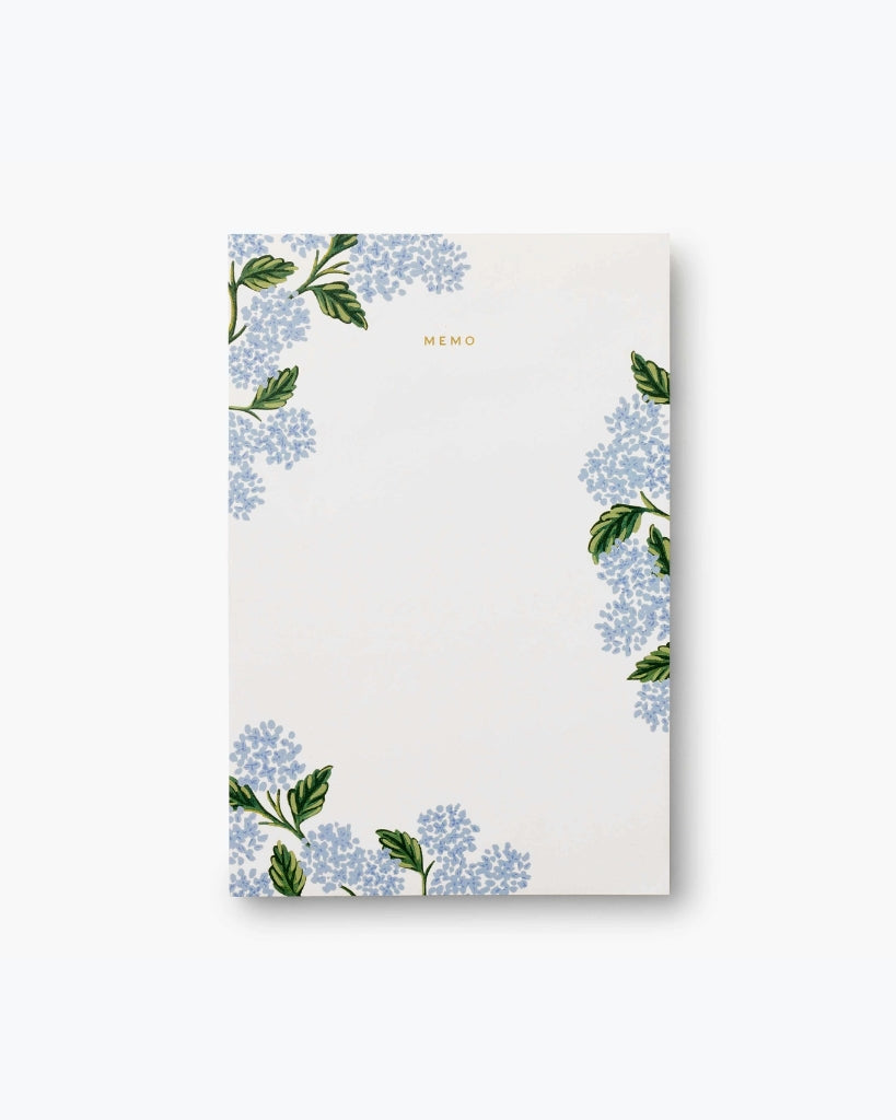 Memo Notepad - Hydrangea