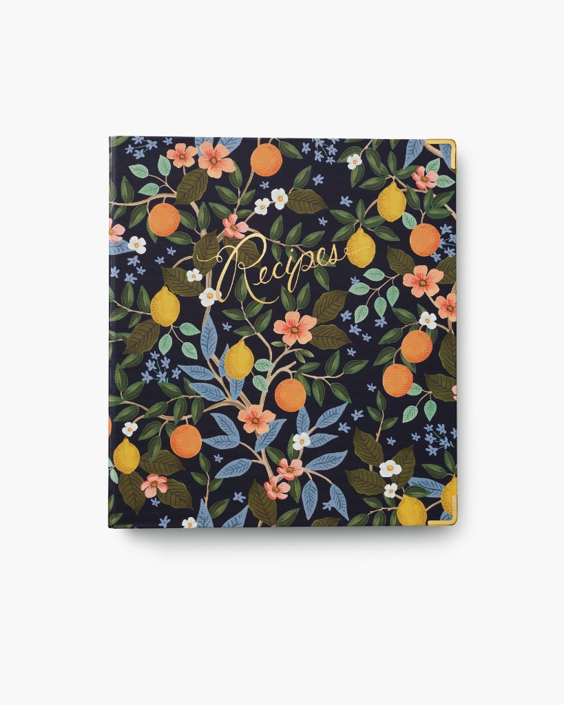 Recipe Binder - Citrus Grove