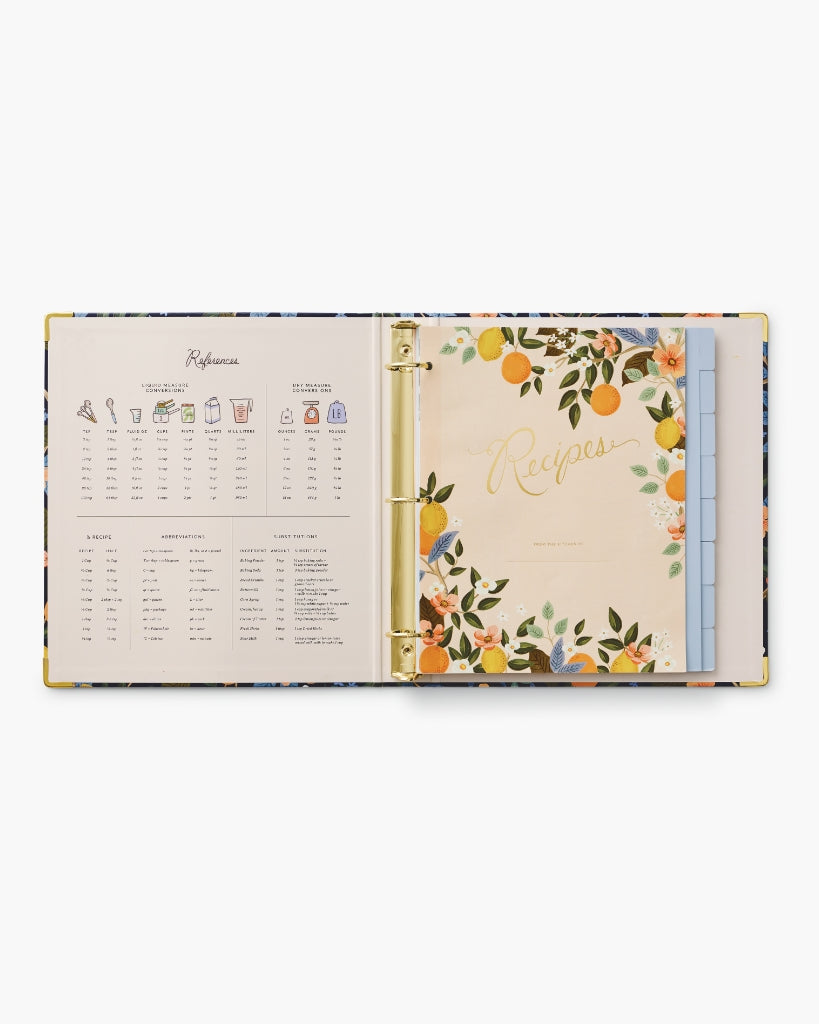 Recipe Binder - Citrus Grove