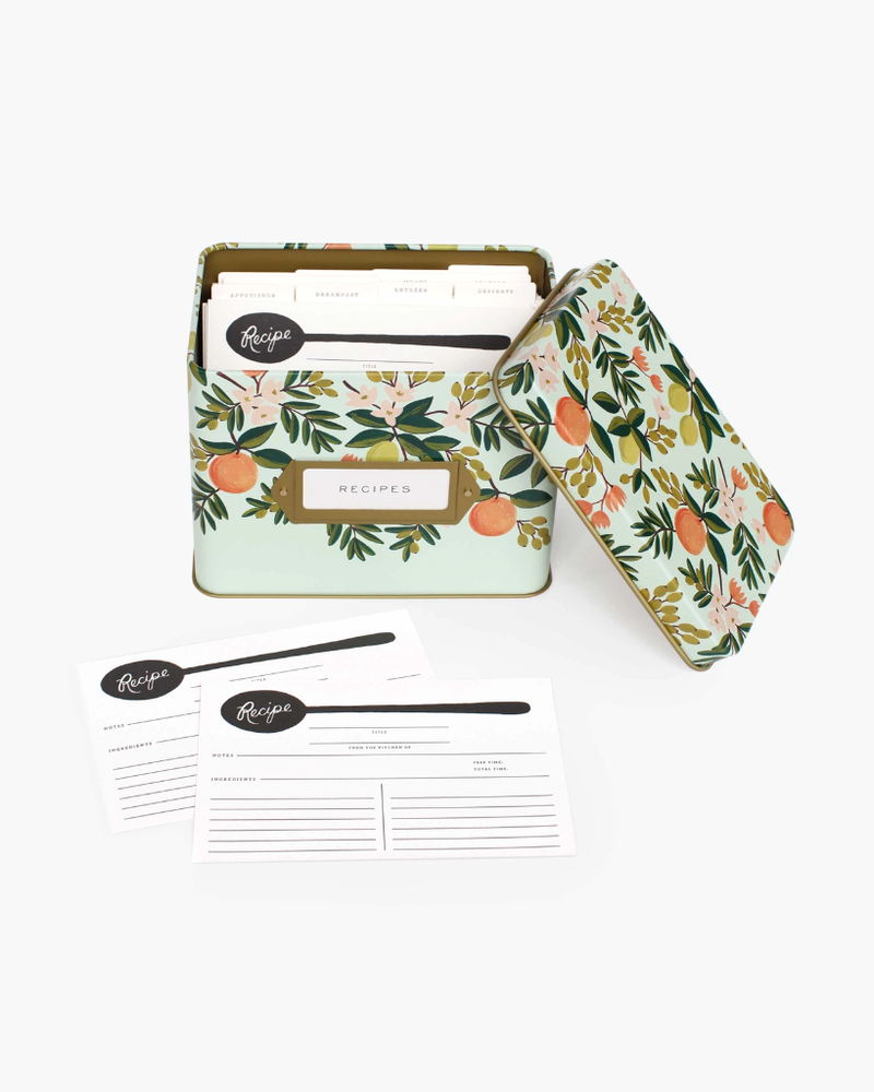 
                      
                        Recipe Tin - Citrus Floral
                      
                    