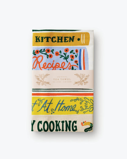 Tea Towel - Cookbooks [PRE ORDER]