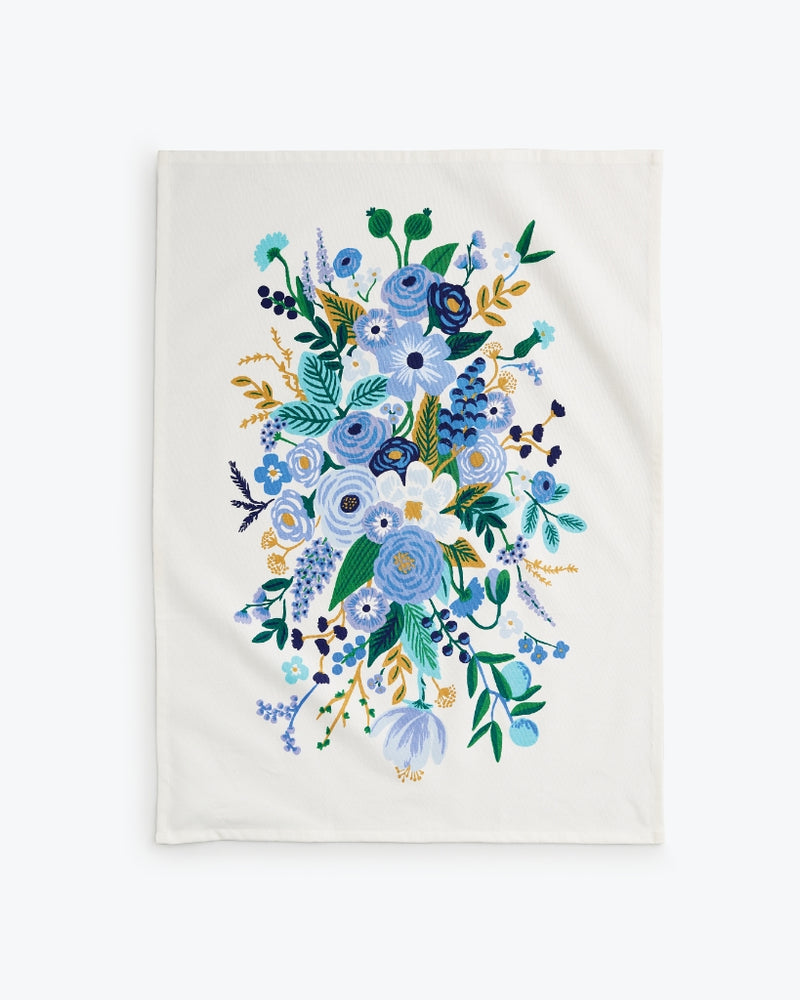 Tea Towel - Garden Party Blue