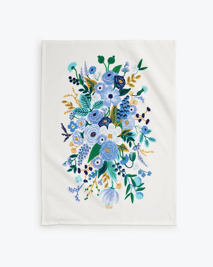 Tea Towel - Garden Party Blue