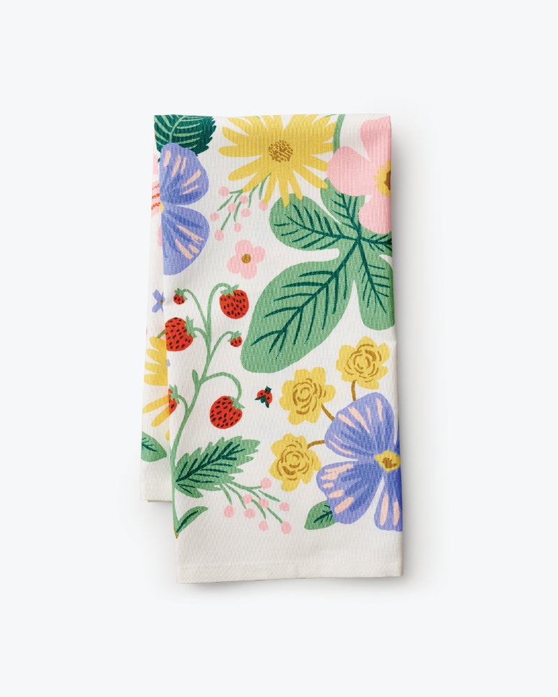 Tea Towel - Strawberry Fields