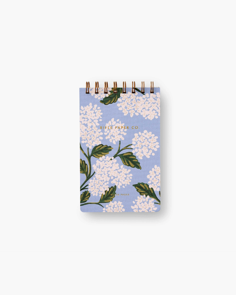 Top Spiral Notebook - Hydrangea