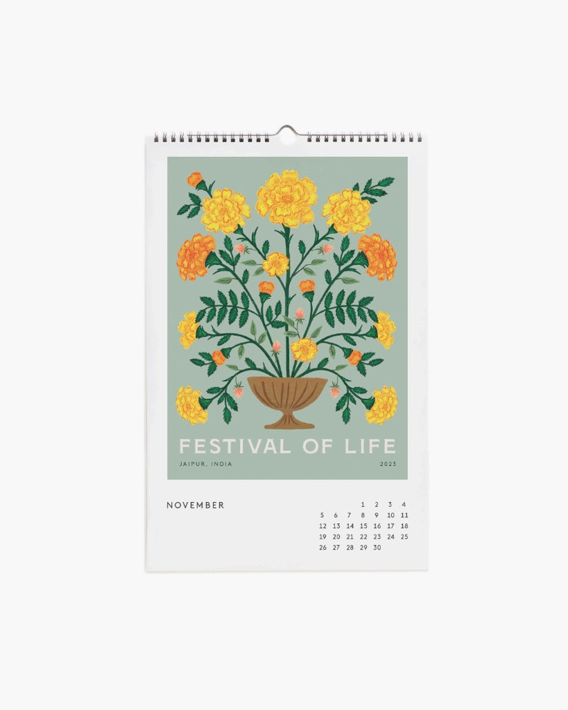 
                      
                        Wall Calendar 2023 - Fête Des Plantes
                      
                    