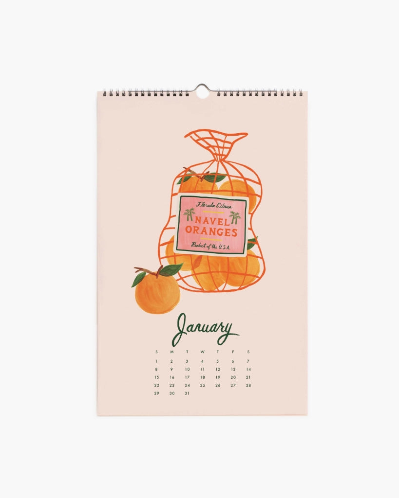 Wall Calendar 2023 - Fruit Stand