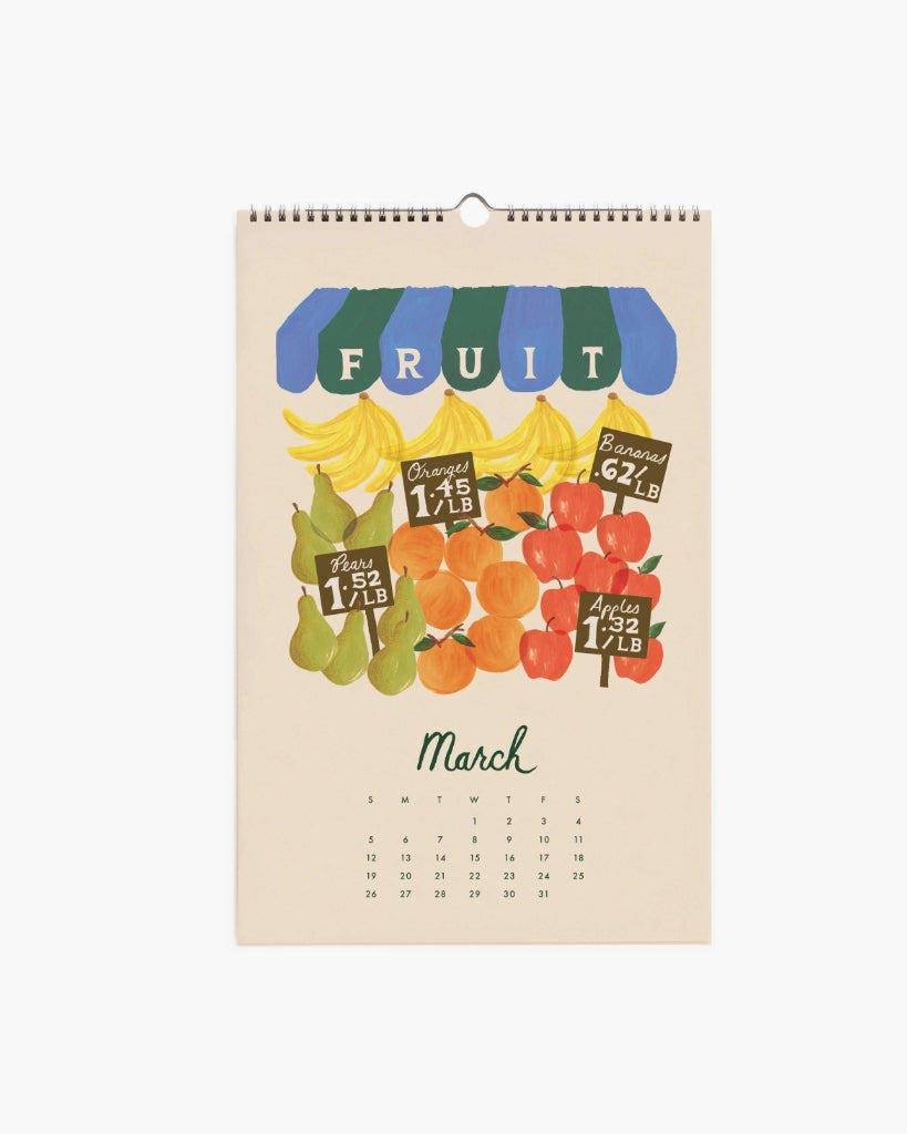 Wall Calendar 2023 - Fruit Stand