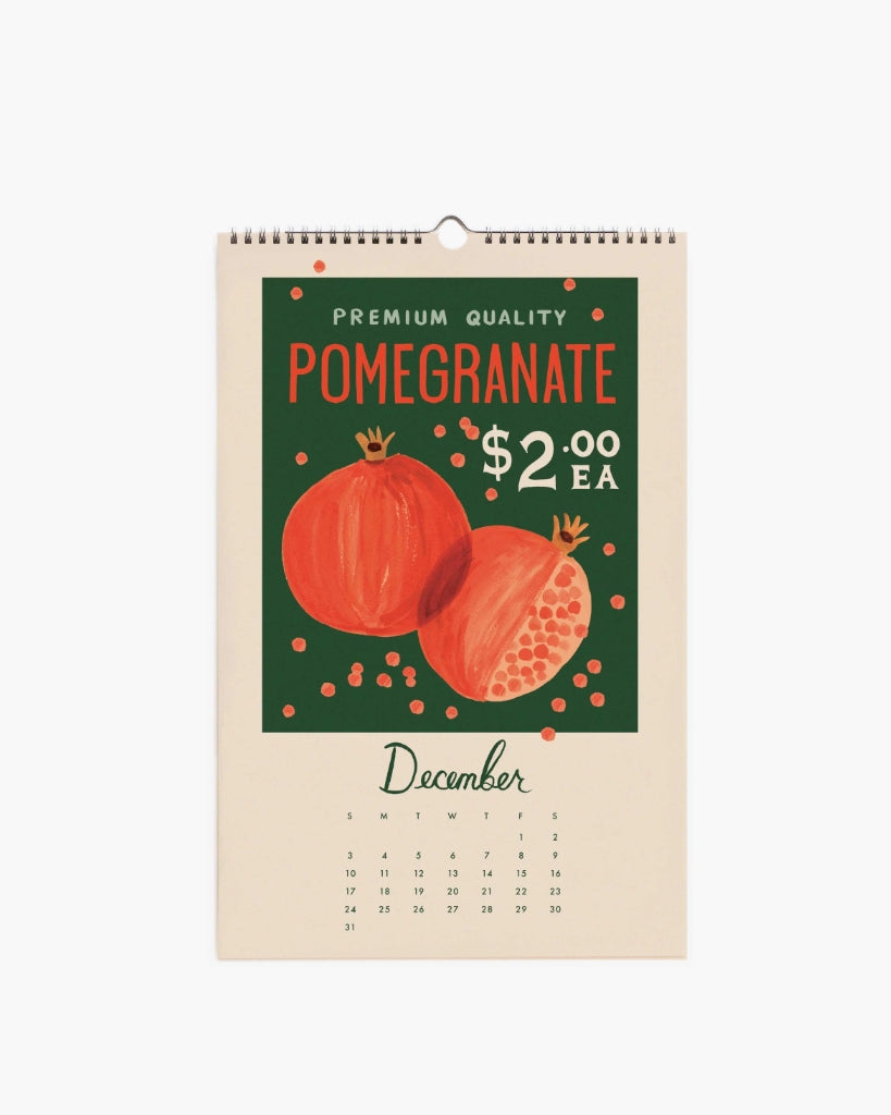 Wall Calendar 2023 - Fruit Stand