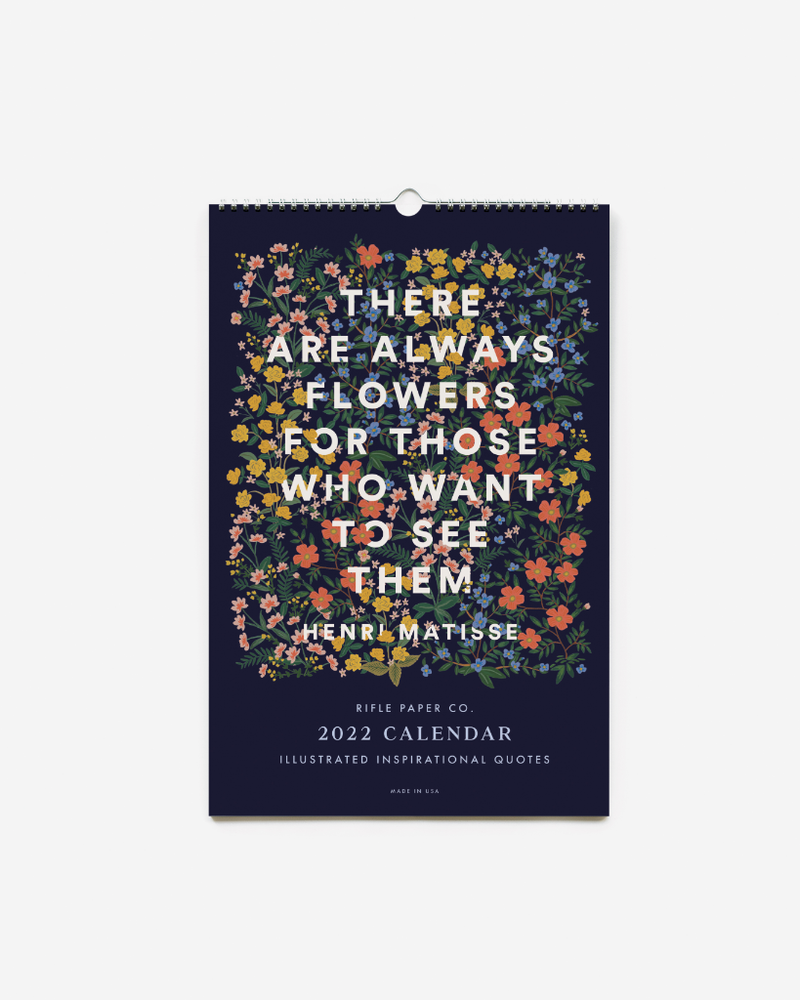 
                      
                        Wall Calendar 2022 - Inspirational Quote
                      
                    