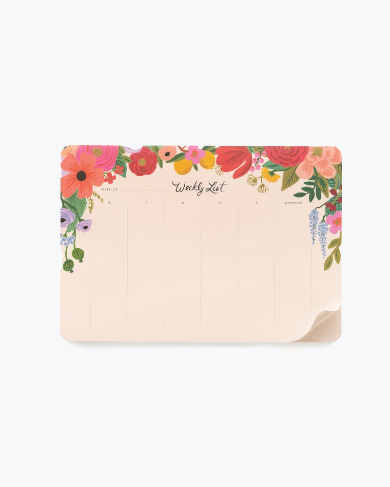 
                      
                        Weekly Desk Pad - Garden Party
                      
                    