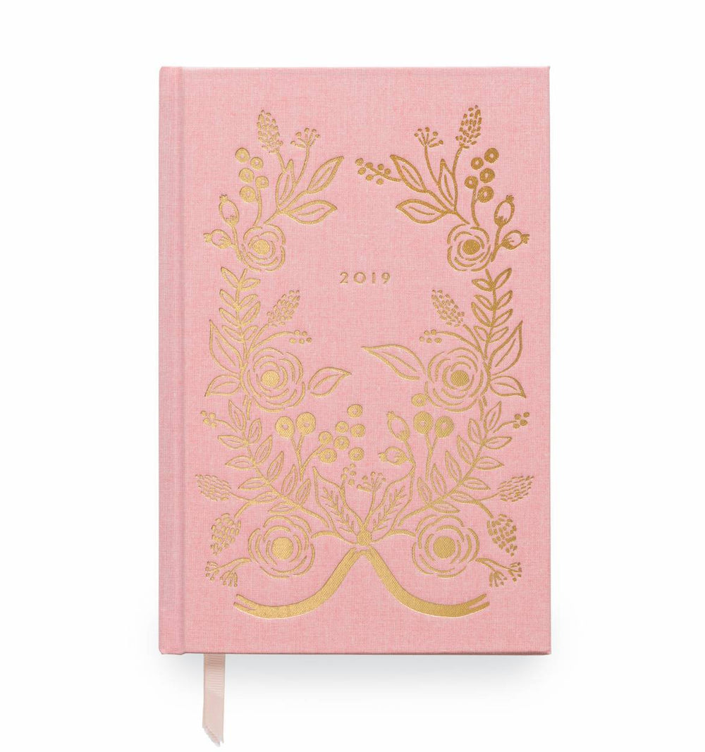 Everyday 12-Month Agenda 2019 - Rose