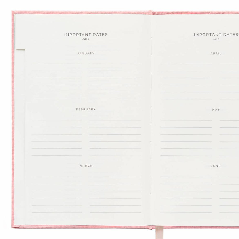 
                      
                        Everyday 12-Month Agenda 2019 - Rose
                      
                    