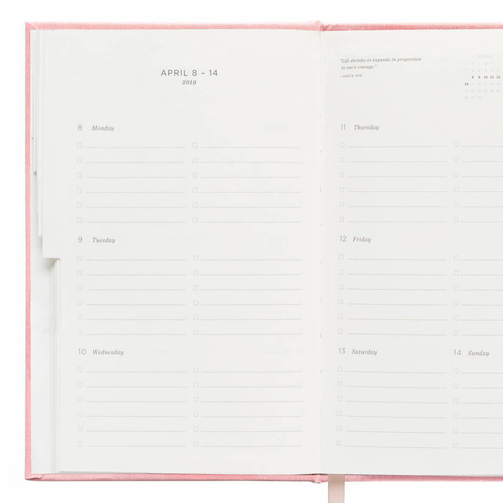 
                      
                        Everyday 12-Month Agenda 2019 - Rose
                      
                    