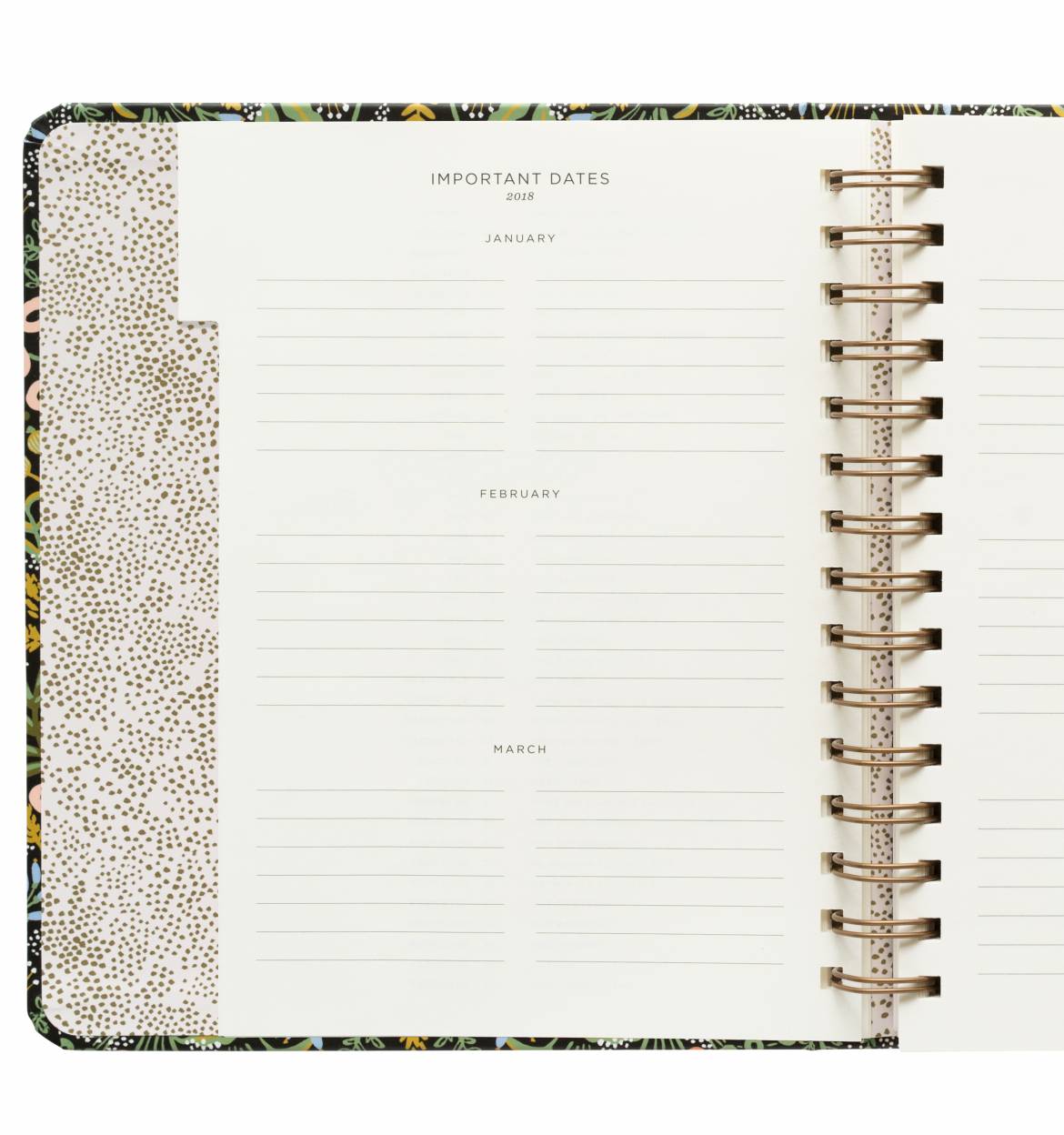 Everyday 17-Month Planner 2018 - Tapestry