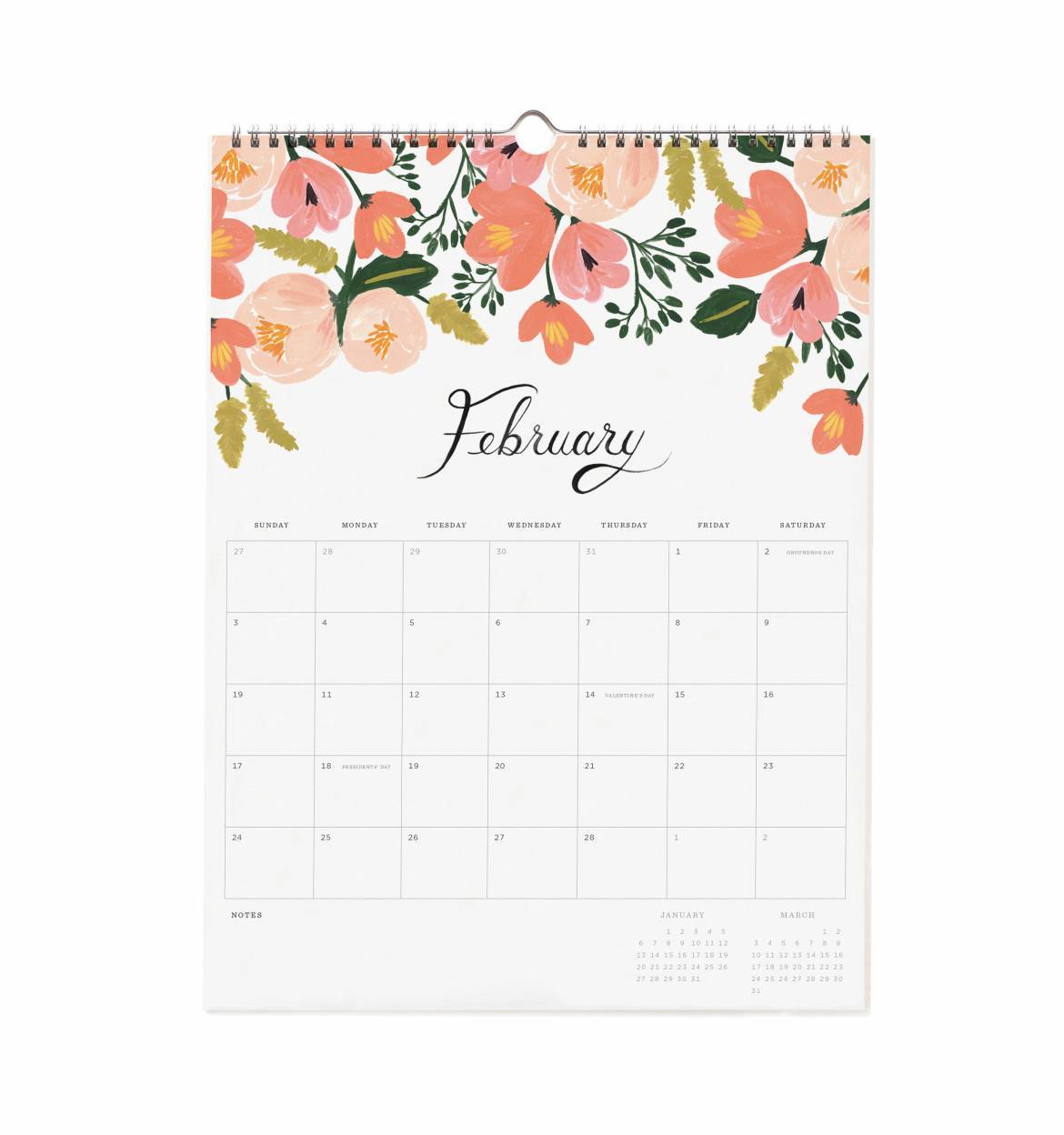 Wall Calendar 2019 - Bouquet
