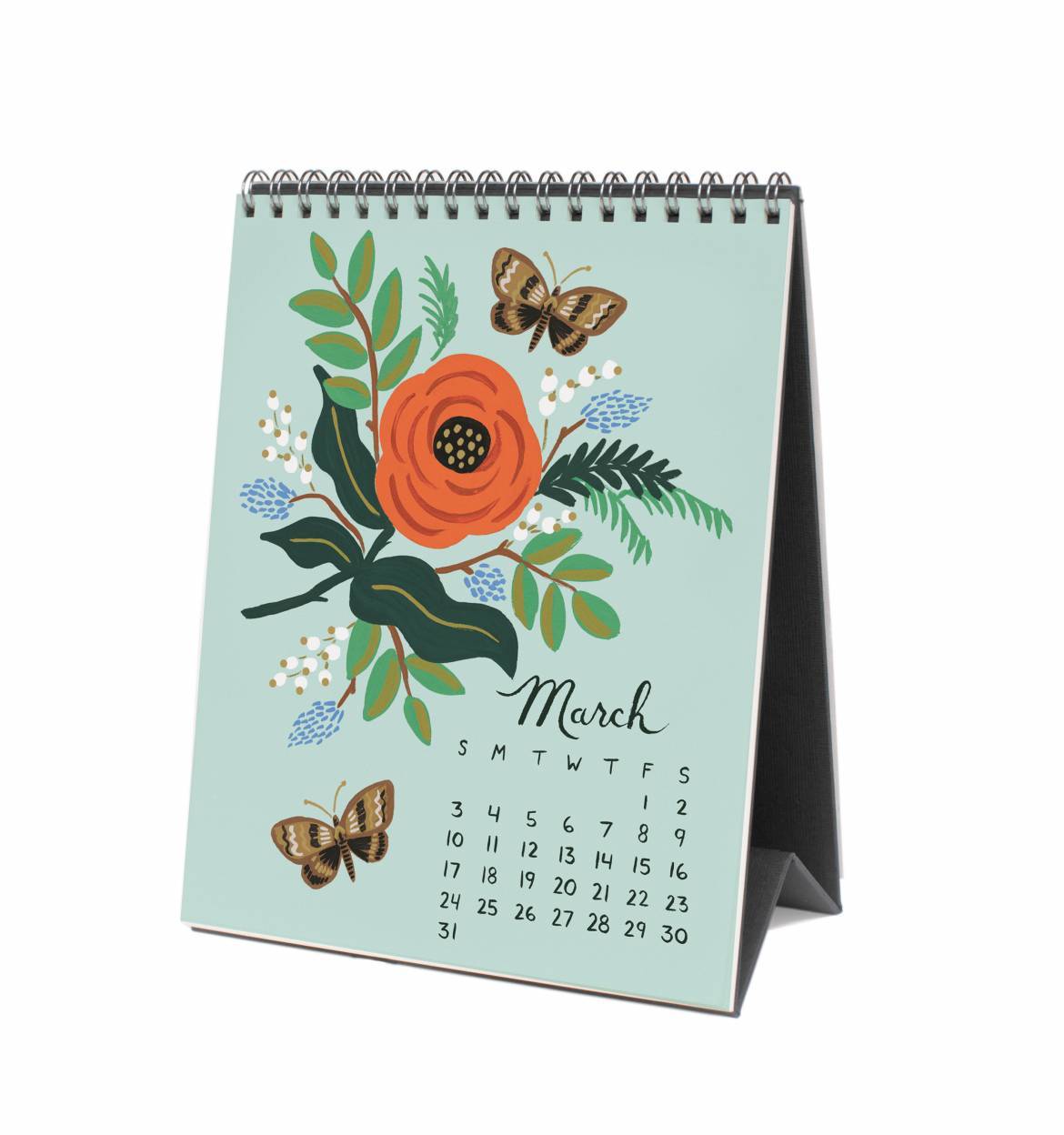Desk Calendar 2019 - Midnight Menagerie