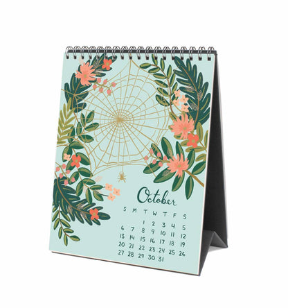 Desk Calendar 2019 - Midnight Menagerie