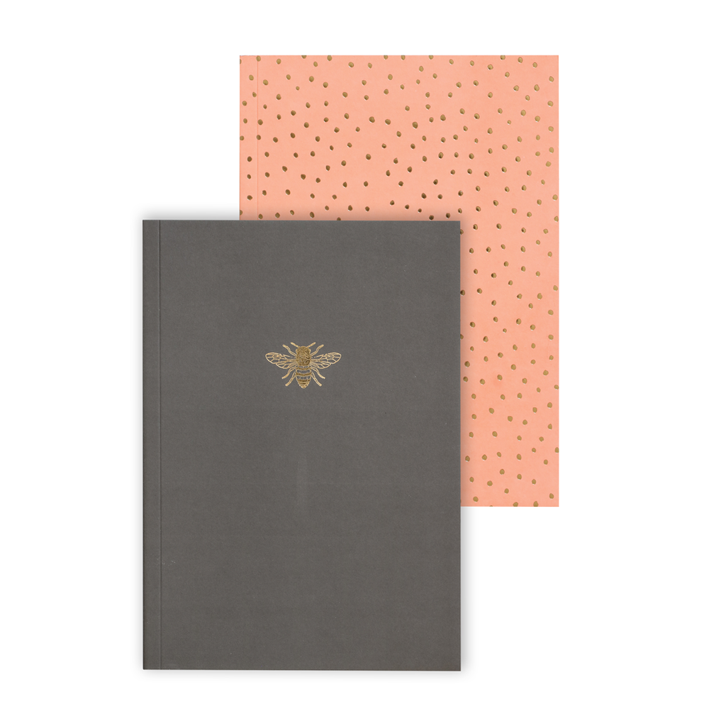 
                      
                        Exercise Books - Charcoal + Coral
                      
                    