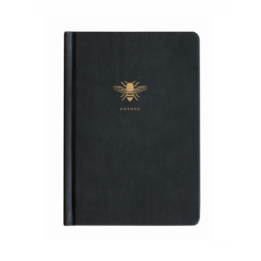 Agenda Planner - Black + Bee