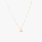 Smiley Face Necklace - Gold