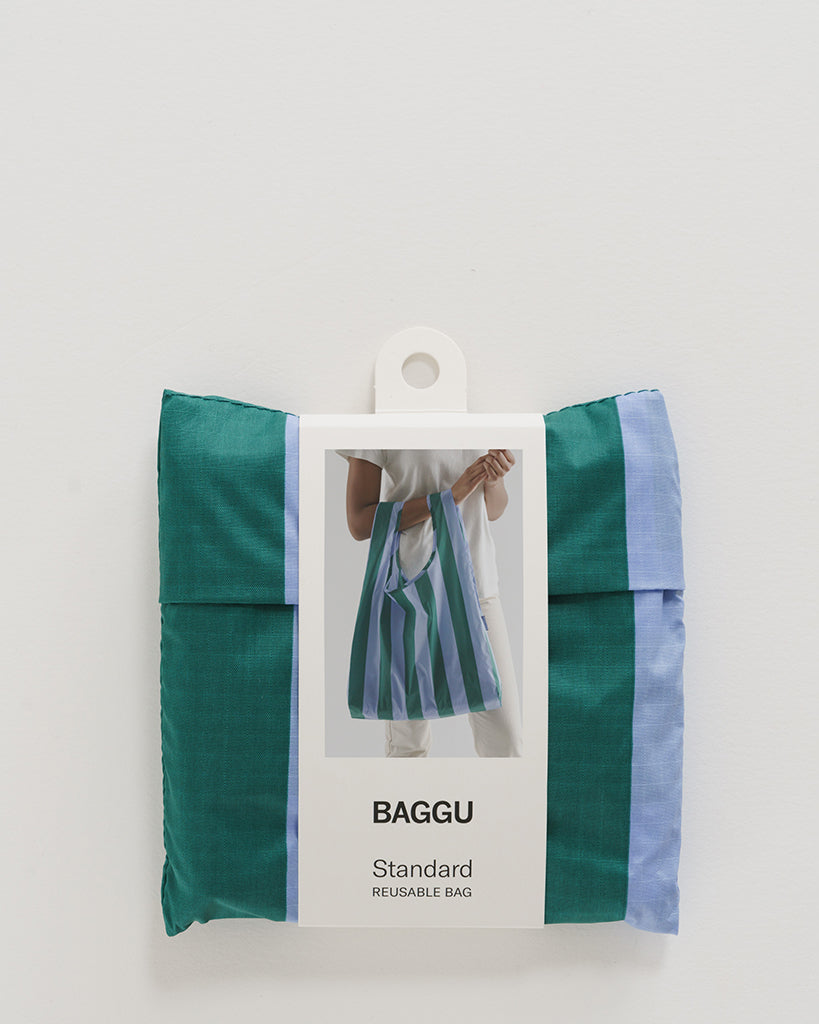 Standard Reusable Bag - Periwinkle Stripe
