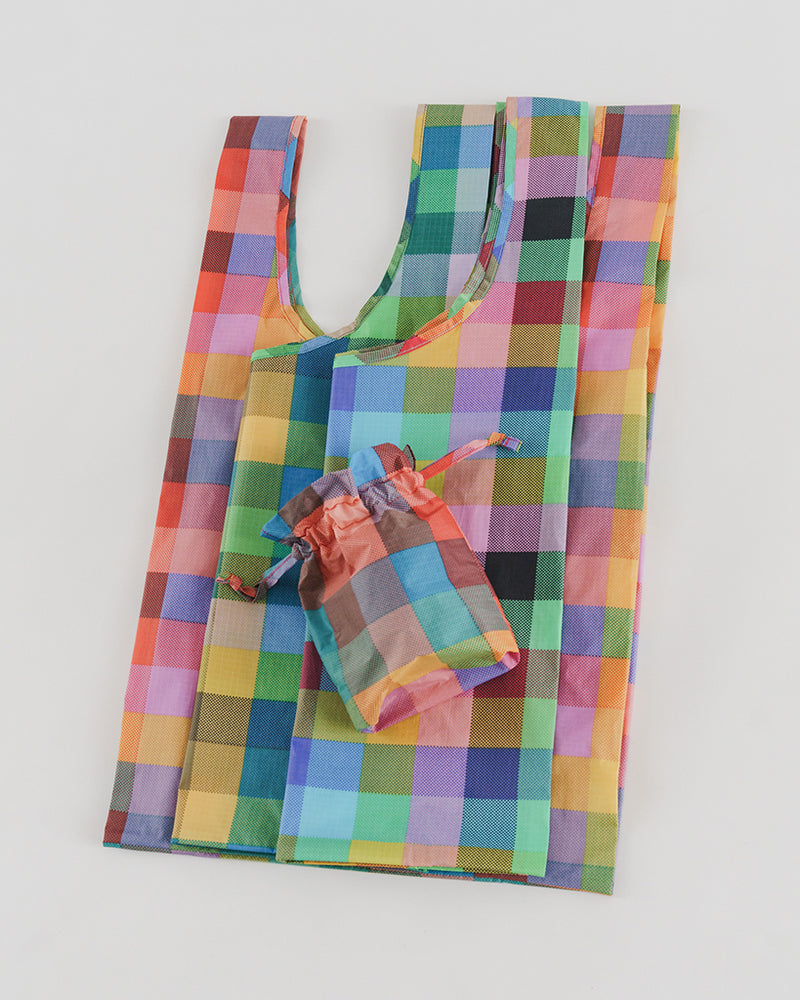 
                      
                        Standard Reusable Bags Set of 3 - Madras Mix
                      
                    
