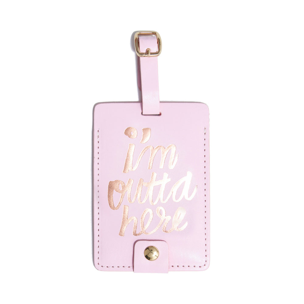 
                      
                        The Getaway Luggage Tag - I'm Outta Here
                      
                    