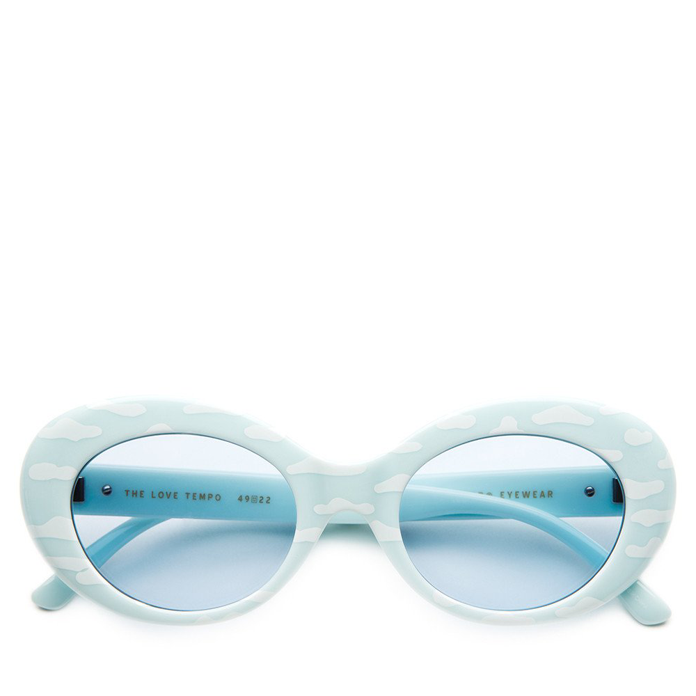 The Love Tempo - Gloss Sky Blue & White Clouds