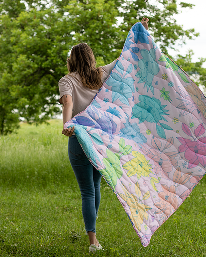 Puffy Blanket Full Bloom