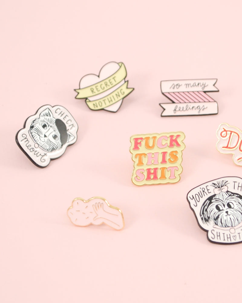 
                      
                        Enamel Pin - Check Meowt [PRE ORDER]
                      
                    
