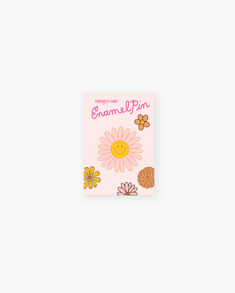 Enamel Pin - Smiley Flower [PRE ORDER]