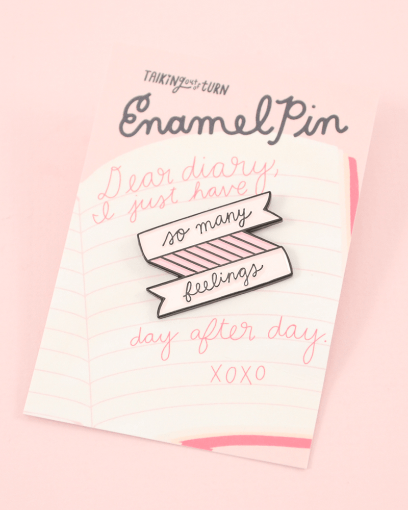 
                      
                        Enamel Pin - So Many Feelings [PRE ORDER]
                      
                    