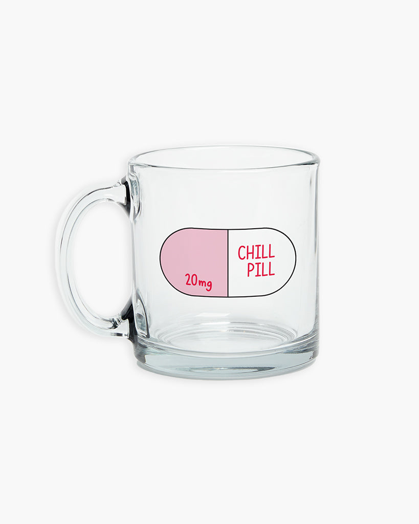 Glass Mug - Chill Pill