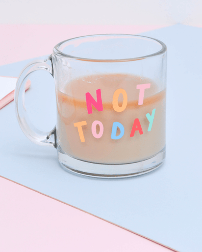 
                      
                        Glass Mug - Not Today [PRE ORDER]
                      
                    