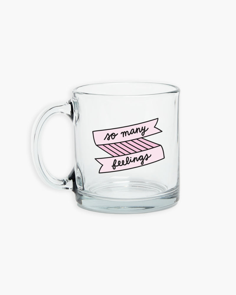 
                      
                        Glass Mug - So Many Feelings [PRE ORDER]
                      
                    
