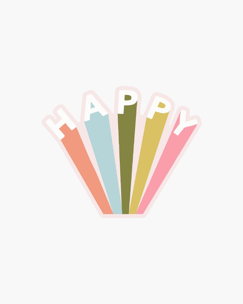 Single Sticker - Happy [PRE ORDER]